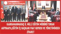 Başkan Kuyıcu ve EĞİTİM İŞ Yönetimi MEM'de