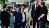 İl Başkanı Fatin Rüştü Kayıran,Onikişubat ilçe Başkanı Fatih Geyik ve Anahtar Parti Yönetimi Sahada