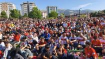 Büyükşehir' le MİLLİ MAÇ HEYECANI ve COŞKUSU YAŞANDI